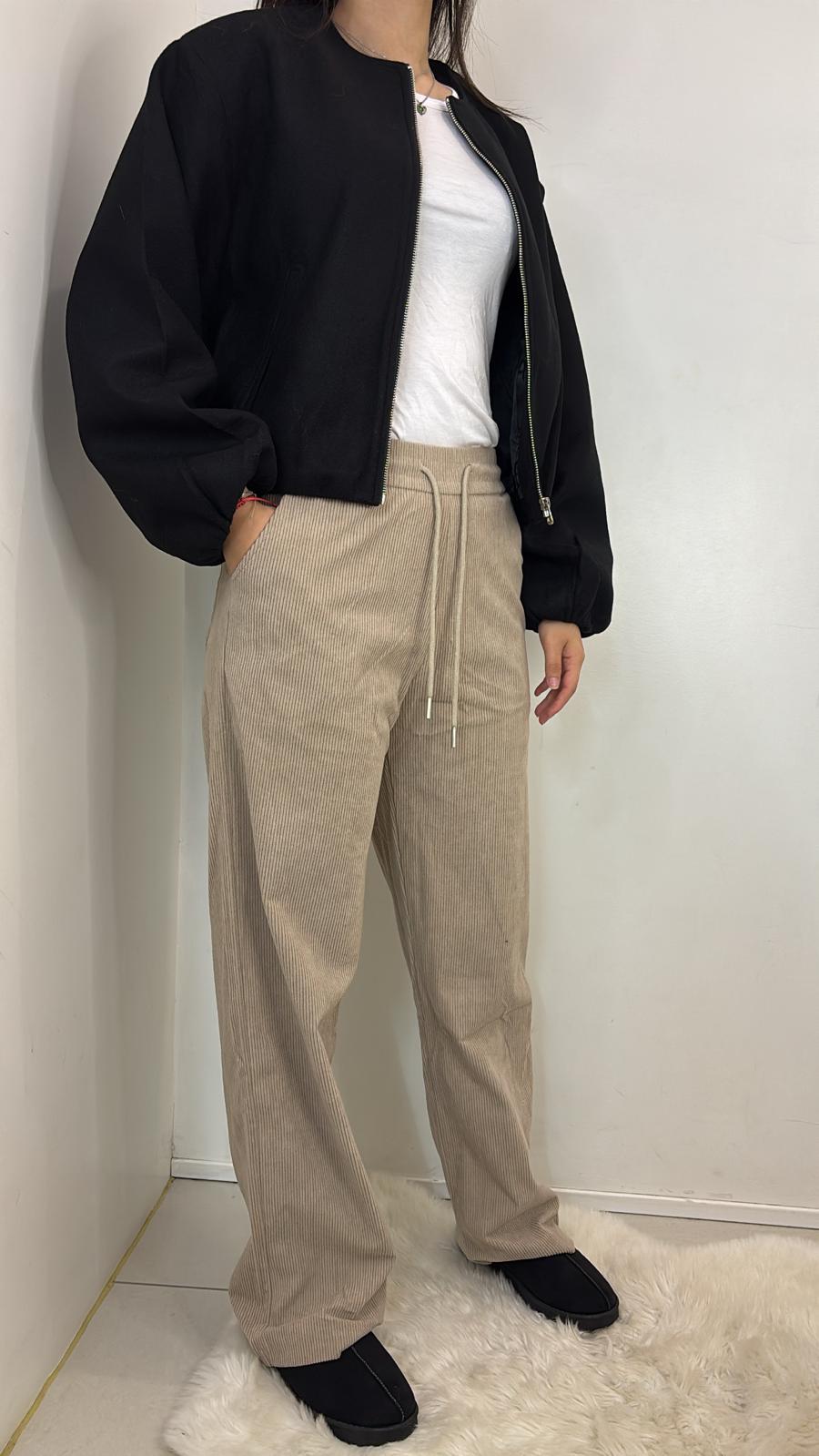 Veste courte zippée