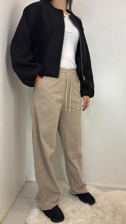 Veste courte zippée