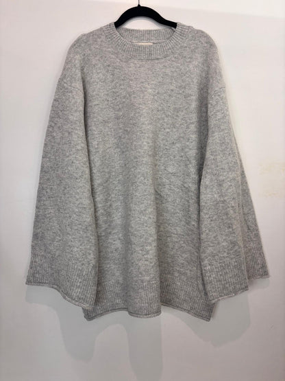 Pull oversize en maille à col rond