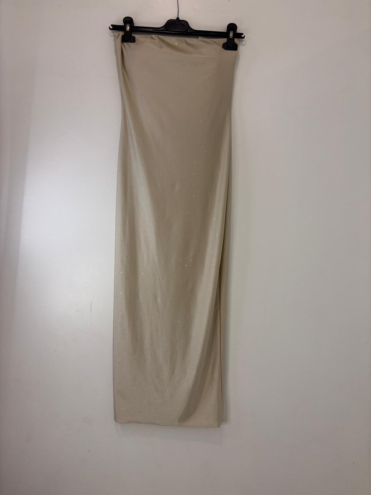 Robe bandeau à strass discrets