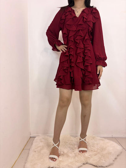 Robe volantée fluide