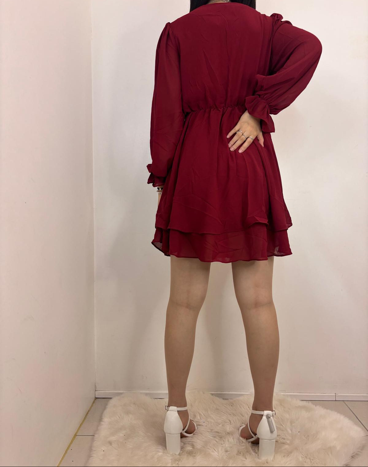 Robe volantée fluide