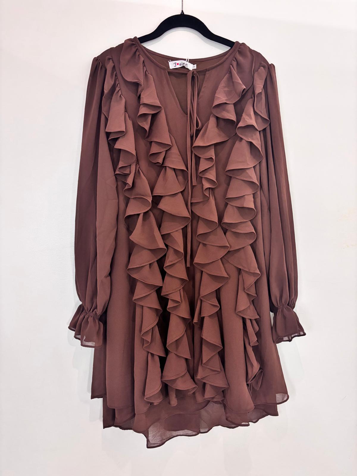 Robe volantée fluide