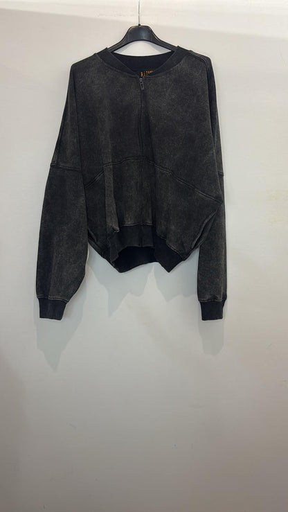 Gilet effet velours oversize