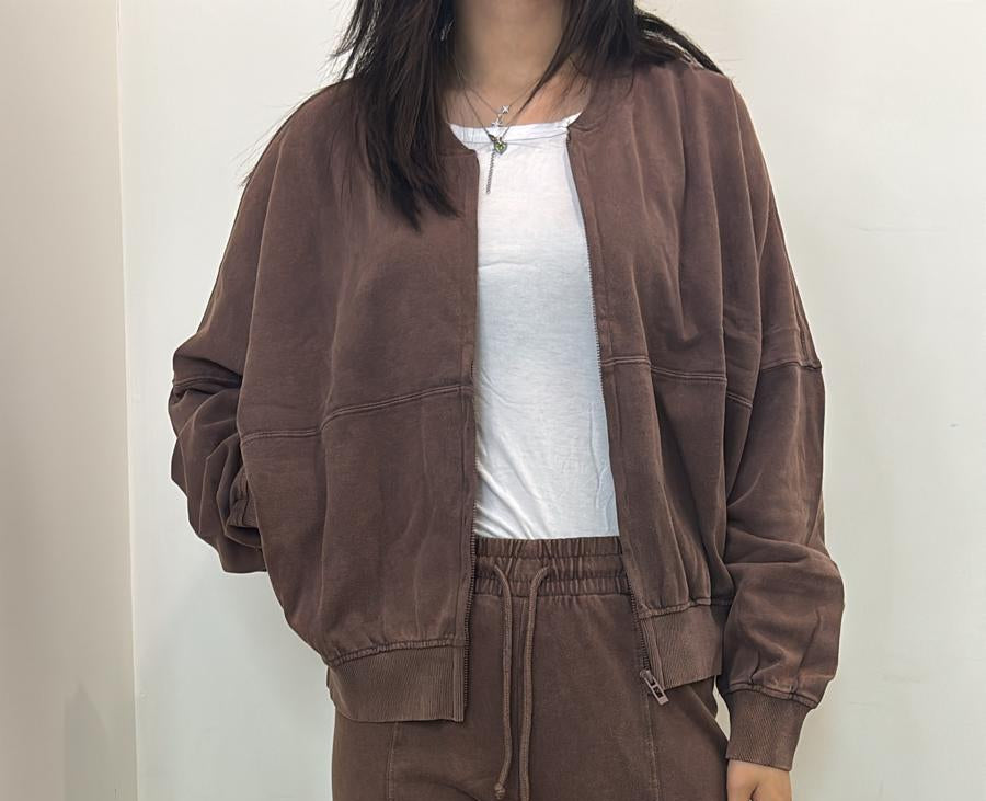 Gilet effet velours oversize