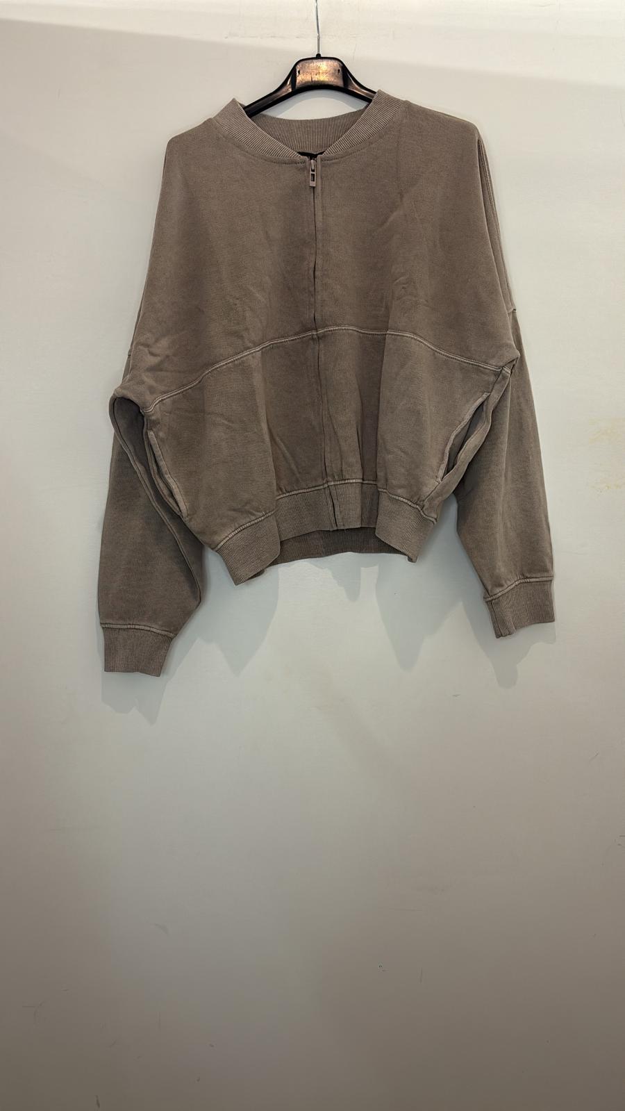 Gilet effet velours oversize