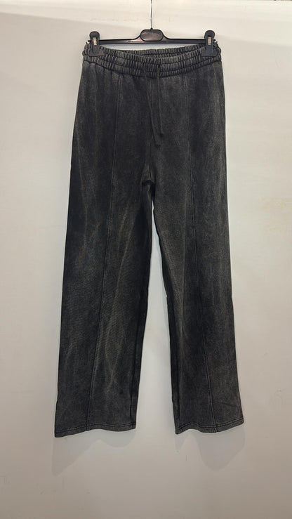 Pantalon effet velours taille élastique