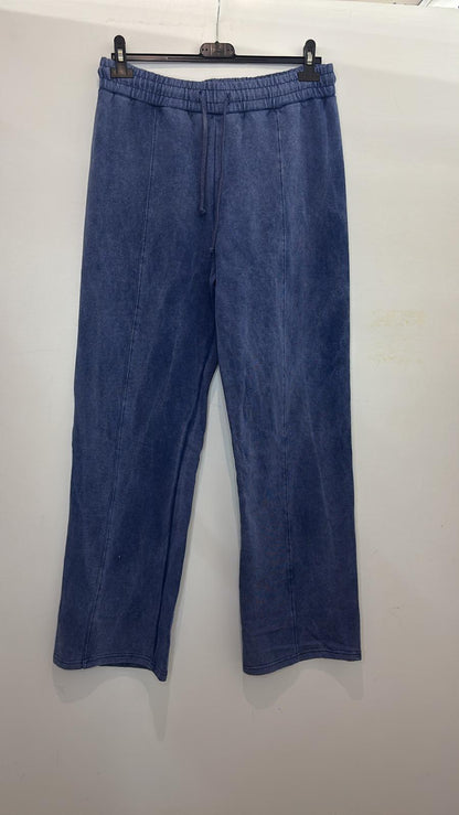 Pantalon effet velours taille élastique