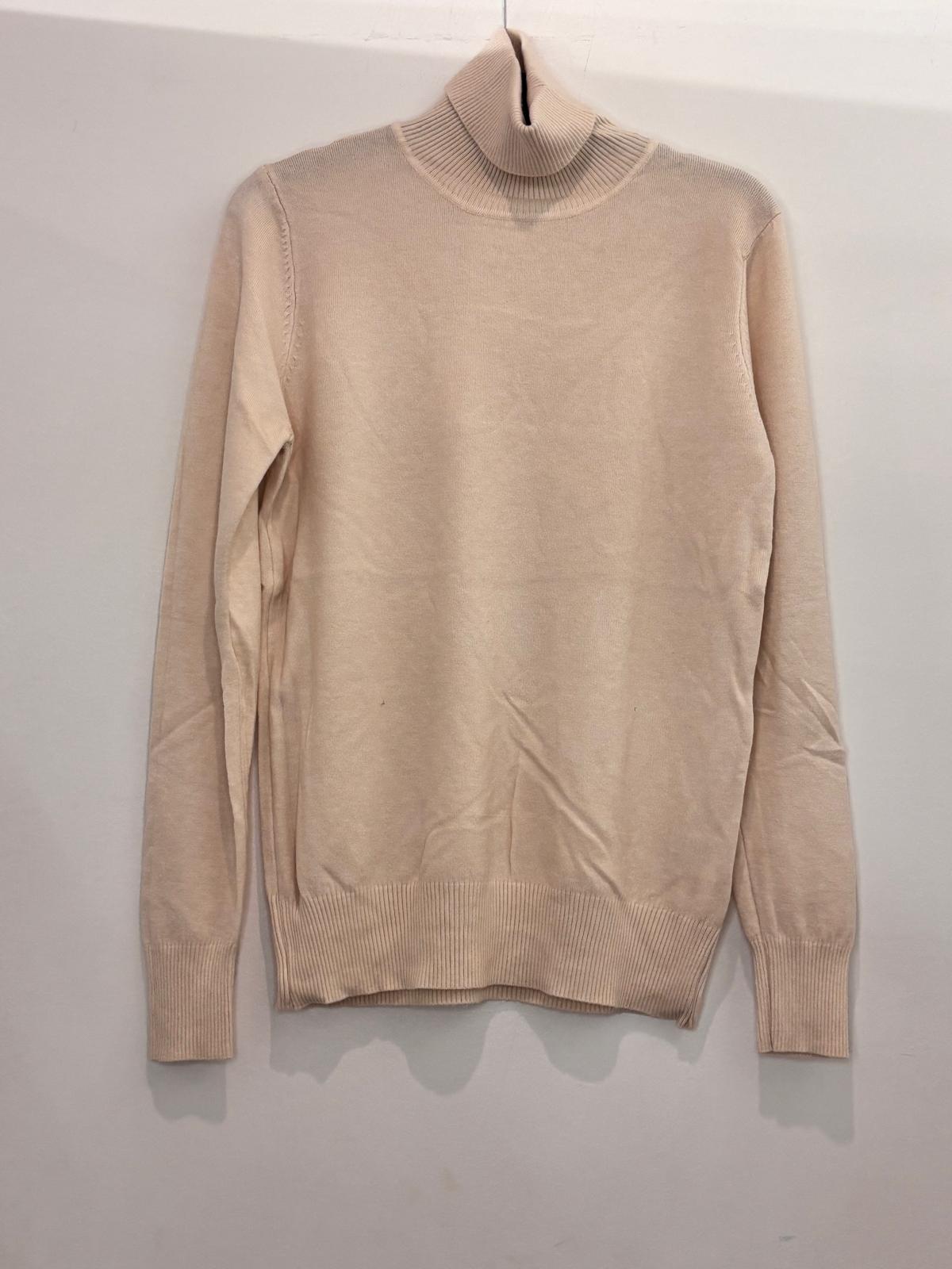 Pull col roulé en maille fine