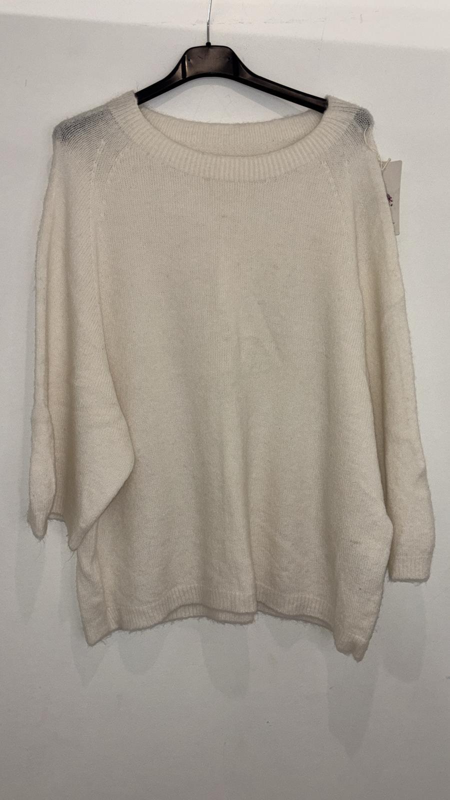 Pull oversize col bateau
