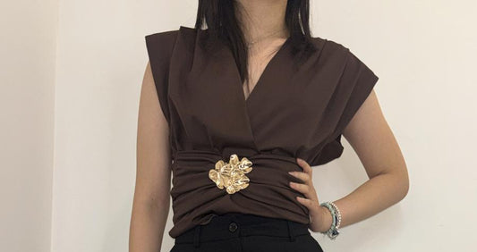 Body avec bijou doré