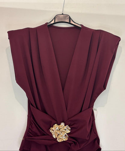 Body avec bijou doré