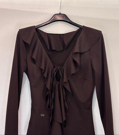 Body à volants et lien noué