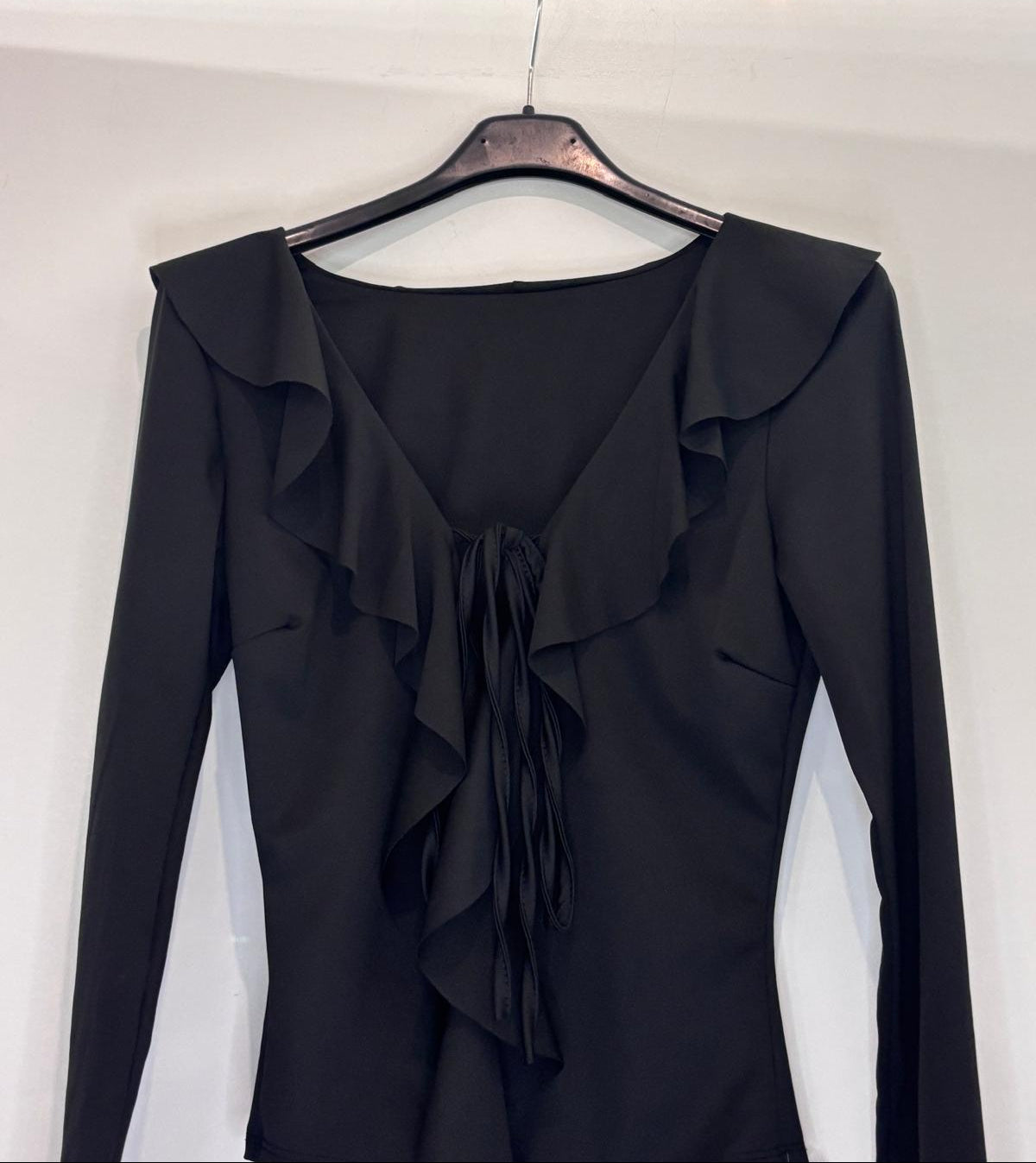 Body à volants et lien noué