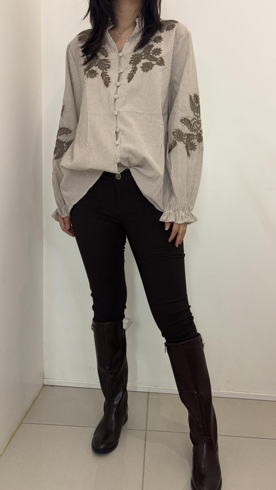 Jean marron slim