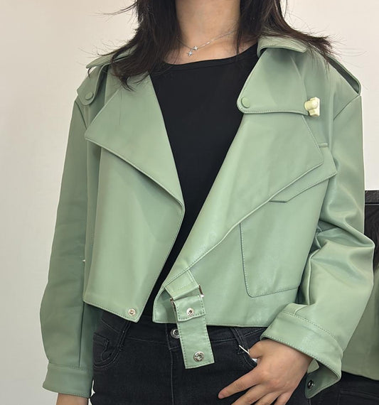 Veste vert sauge pastel