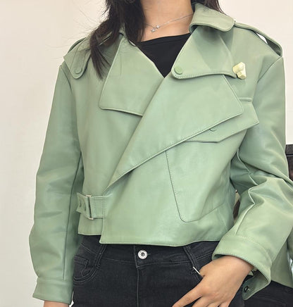 Veste vert sauge pastel