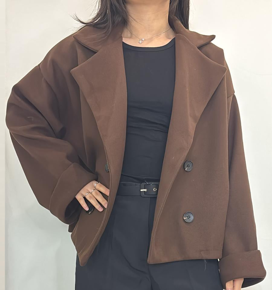 Veste courte double boutonnage