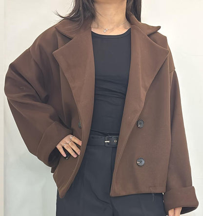 Veste courte double boutonnage