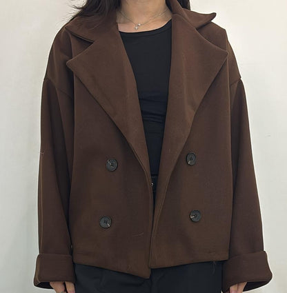 Veste courte double boutonnage