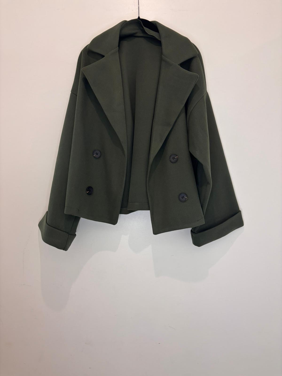 Veste courte double boutonnage