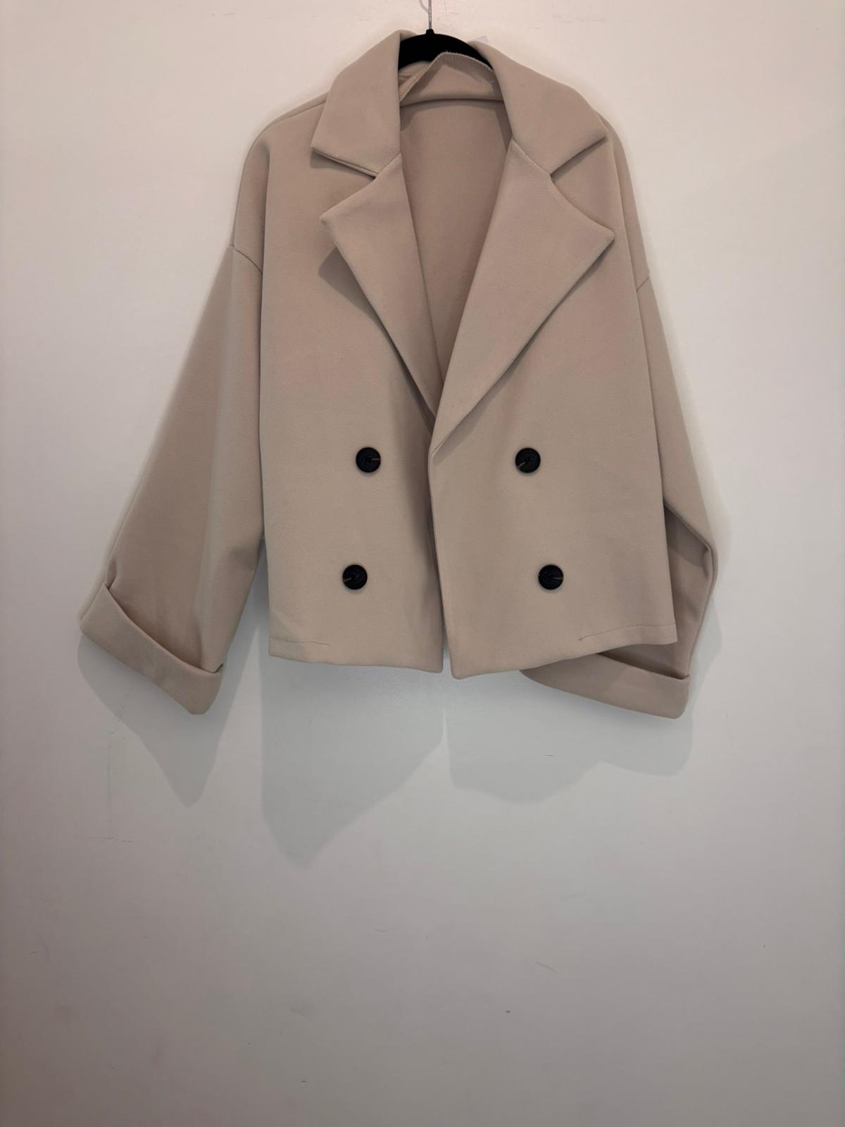 Veste courte double boutonnage