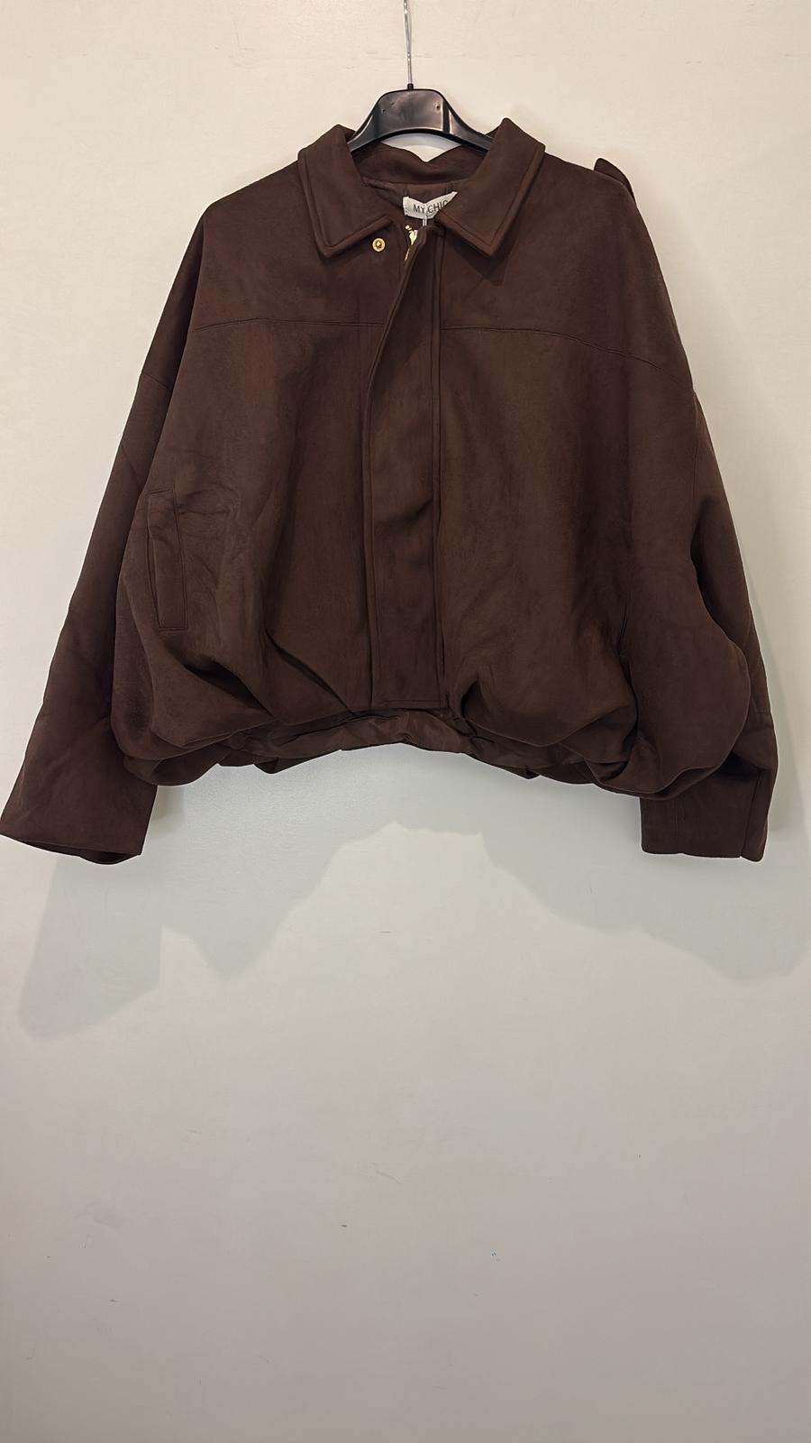 Blouson oversize zippé