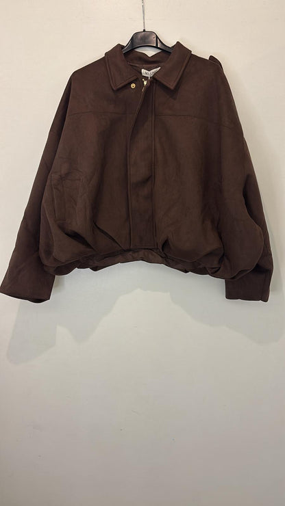 Blouson oversize zippé