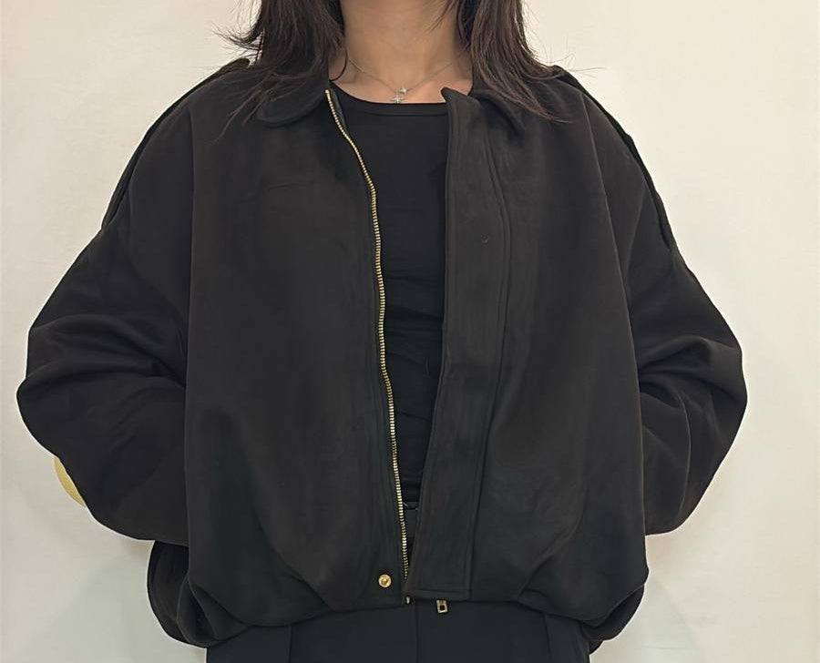 Blouson oversize zippé