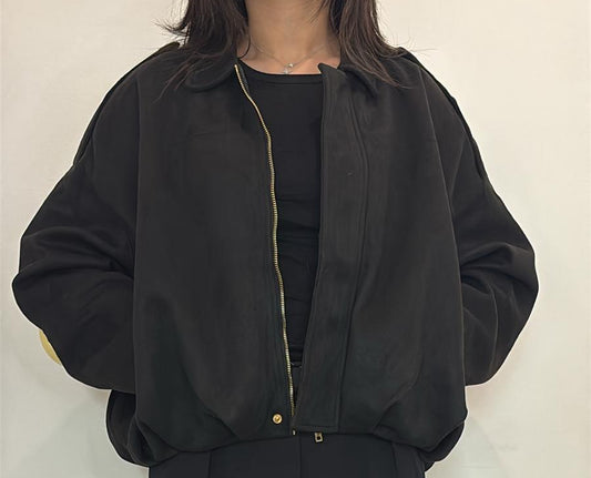 Blouson oversize zippé