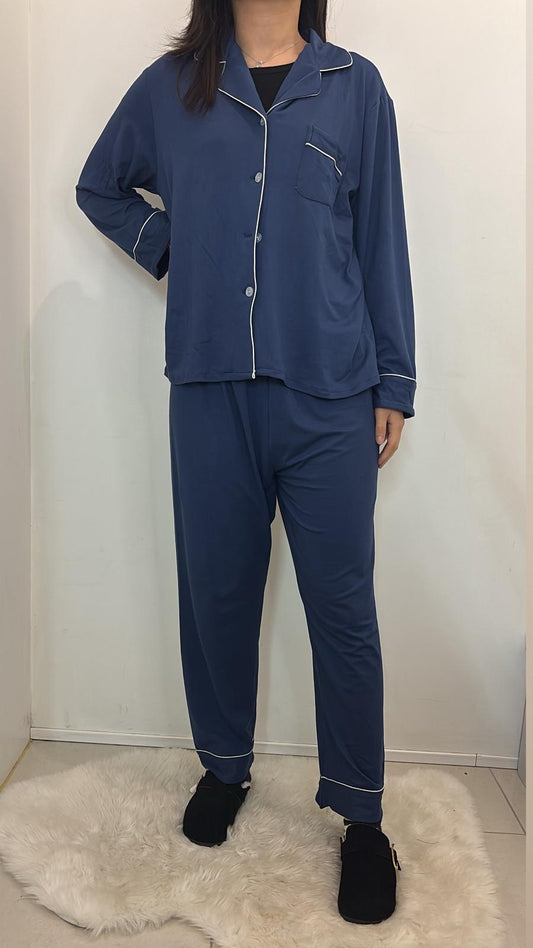 Ensemble pyjama liseré blanc