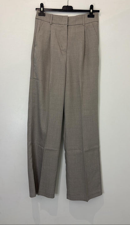 Pantalon taille haute coupe droite