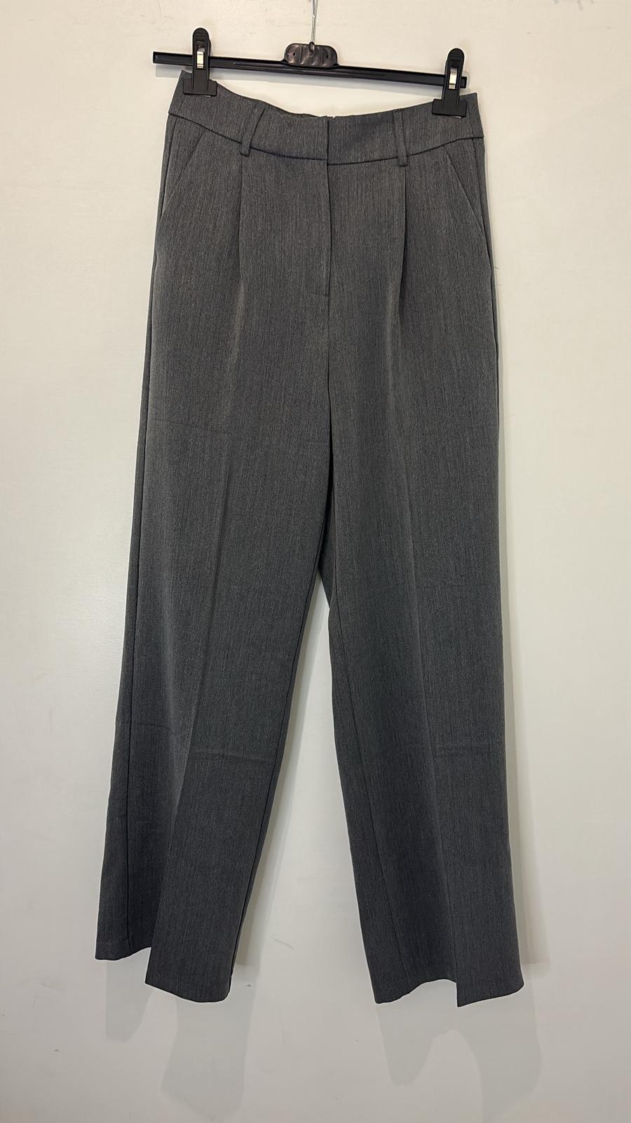 Pantalon taille haute coupe droite