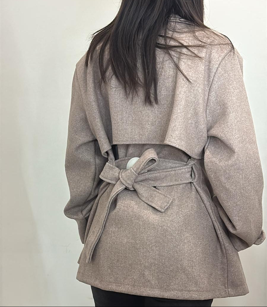 Manteau Oversize à Double Boutonnage