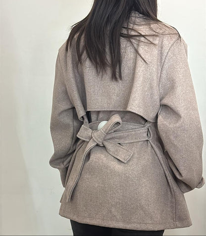 Manteau Oversize à Double Boutonnage