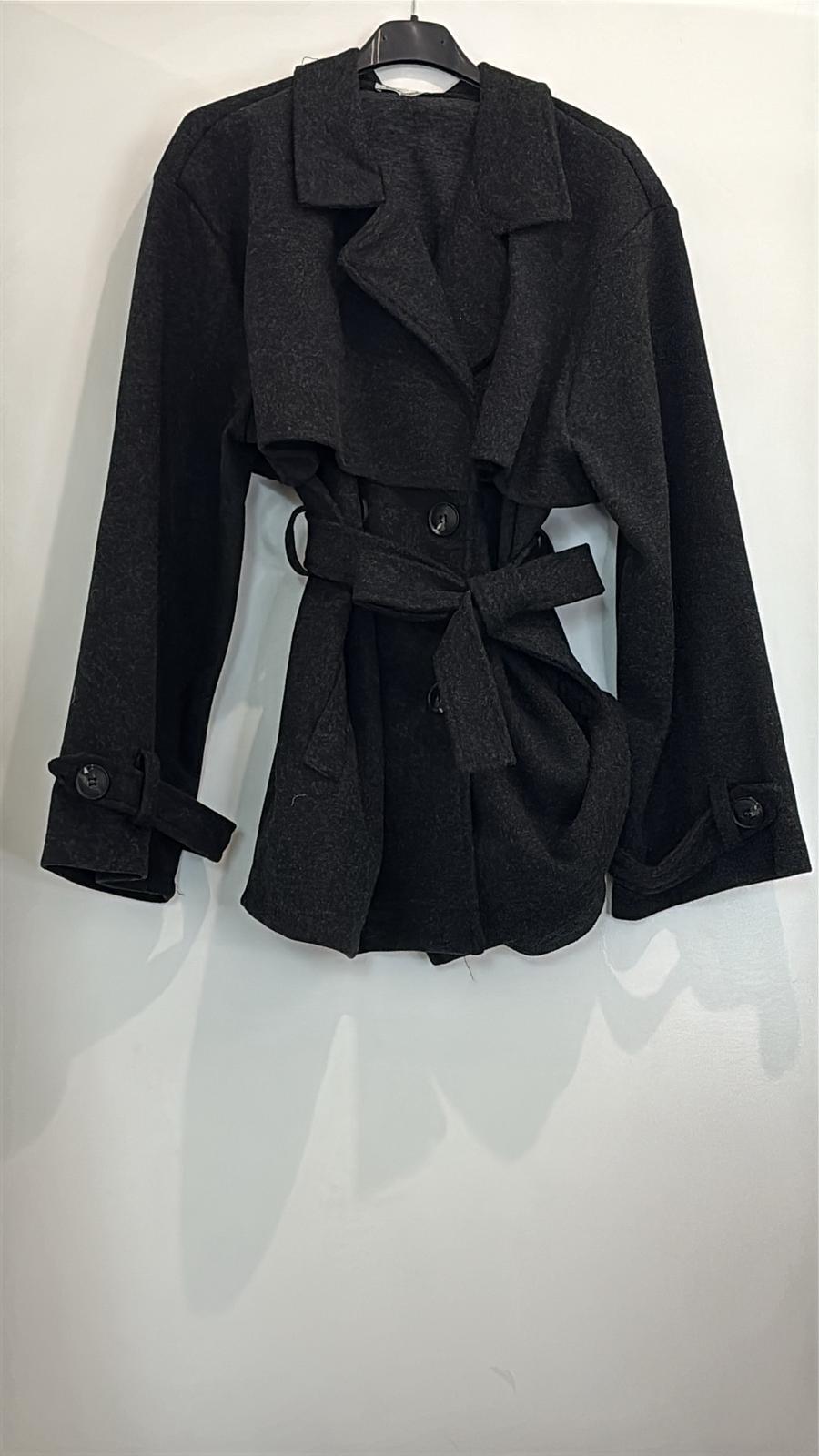 Manteau Oversize à Double Boutonnage