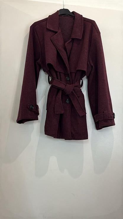 Manteau Oversize à Double Boutonnage