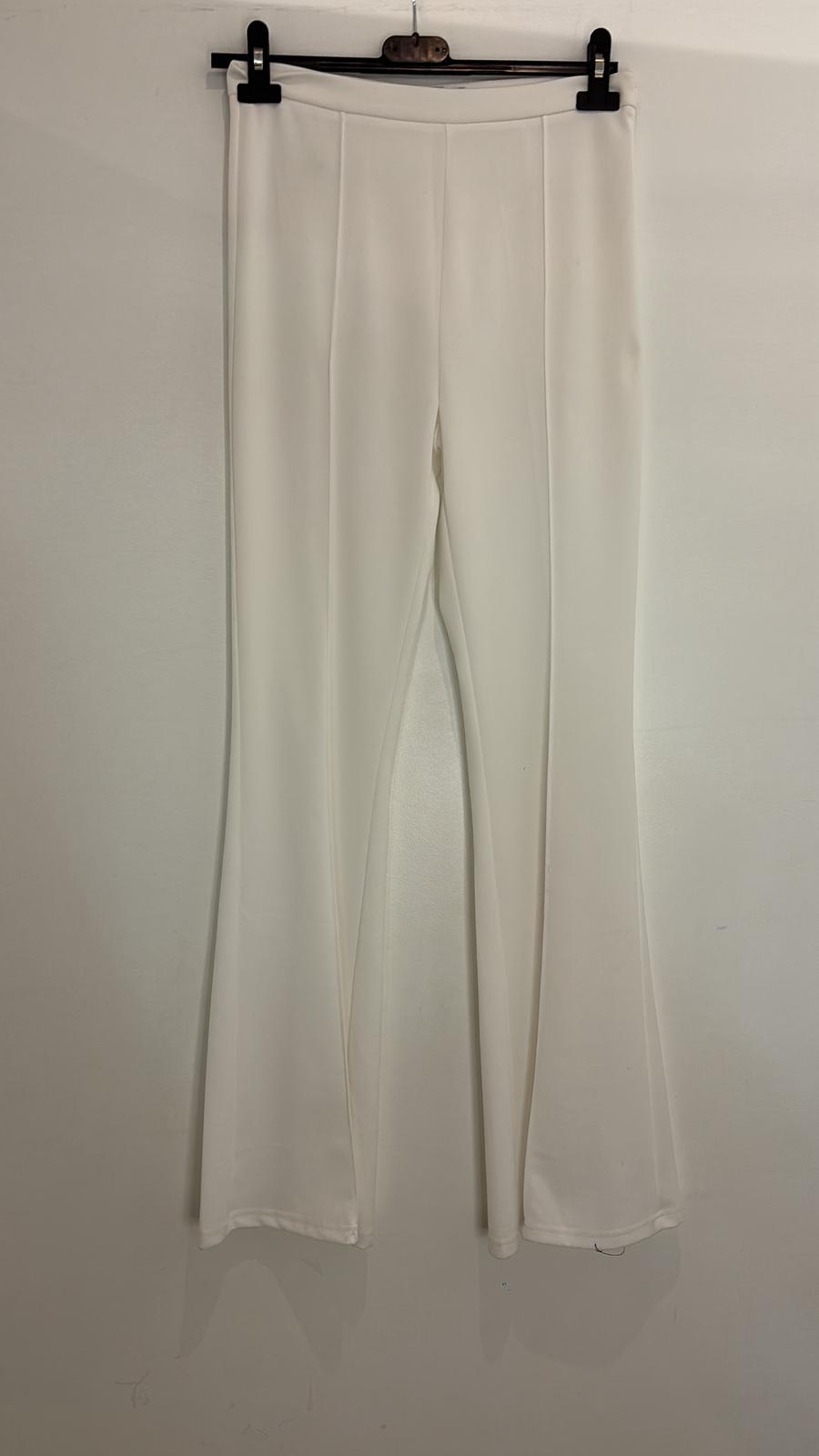 Pantalon évasé taille haute