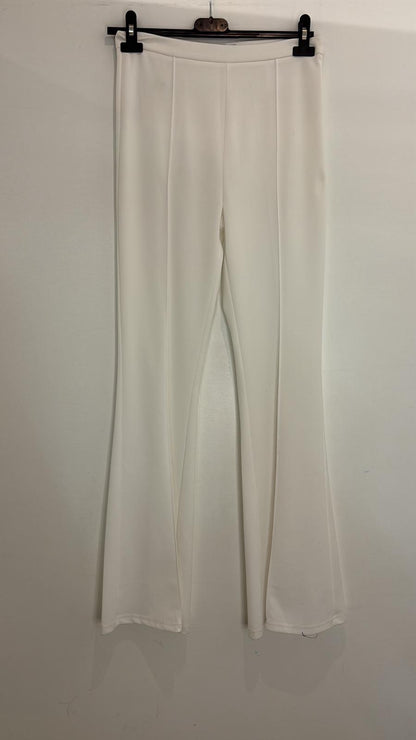 Pantalon évasé taille haute
