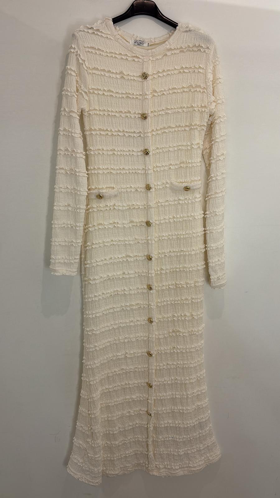 Robe longue boutonnée