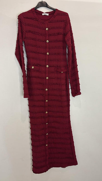 Robe longue boutonnée