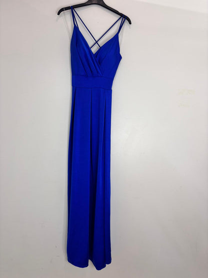 Robe longue décolleté cache-cœur & fluide