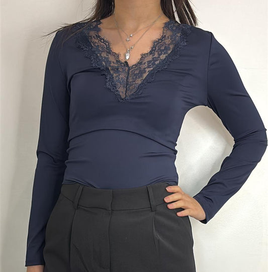 Body décolleté dentelle