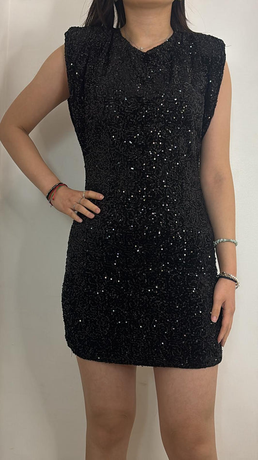 Robe à sequins dos nu