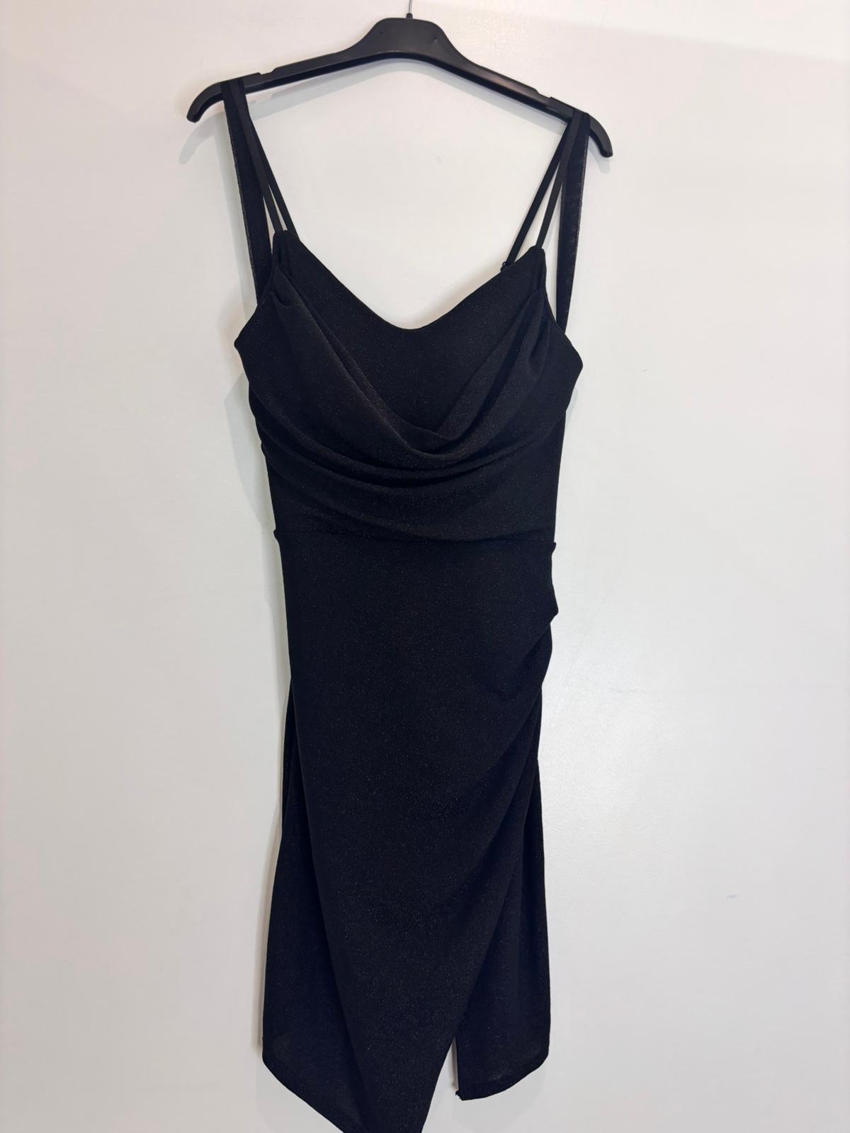 Robe pailletée drapé