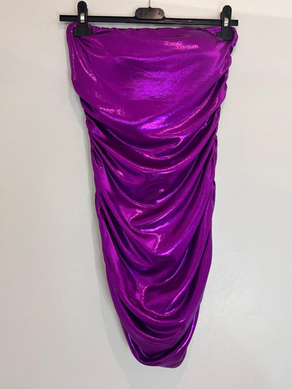 Robe bustier simili vernis