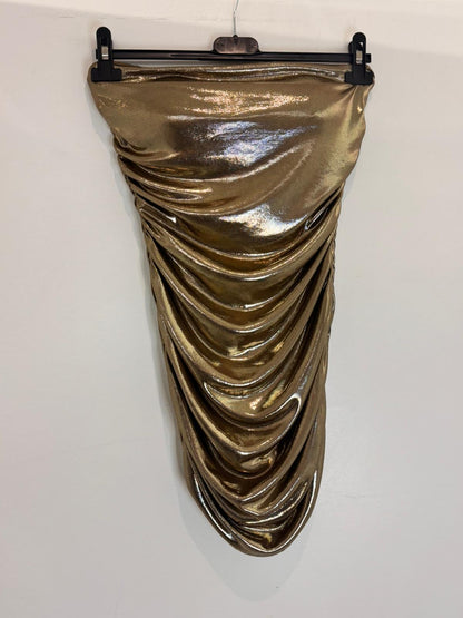 Robe bustier simili vernis