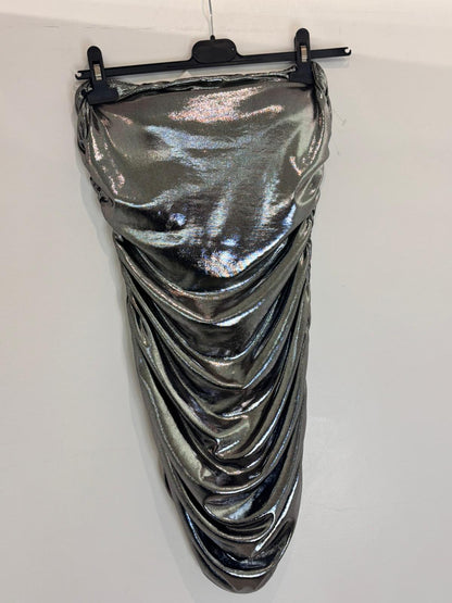 Robe bustier simili vernis