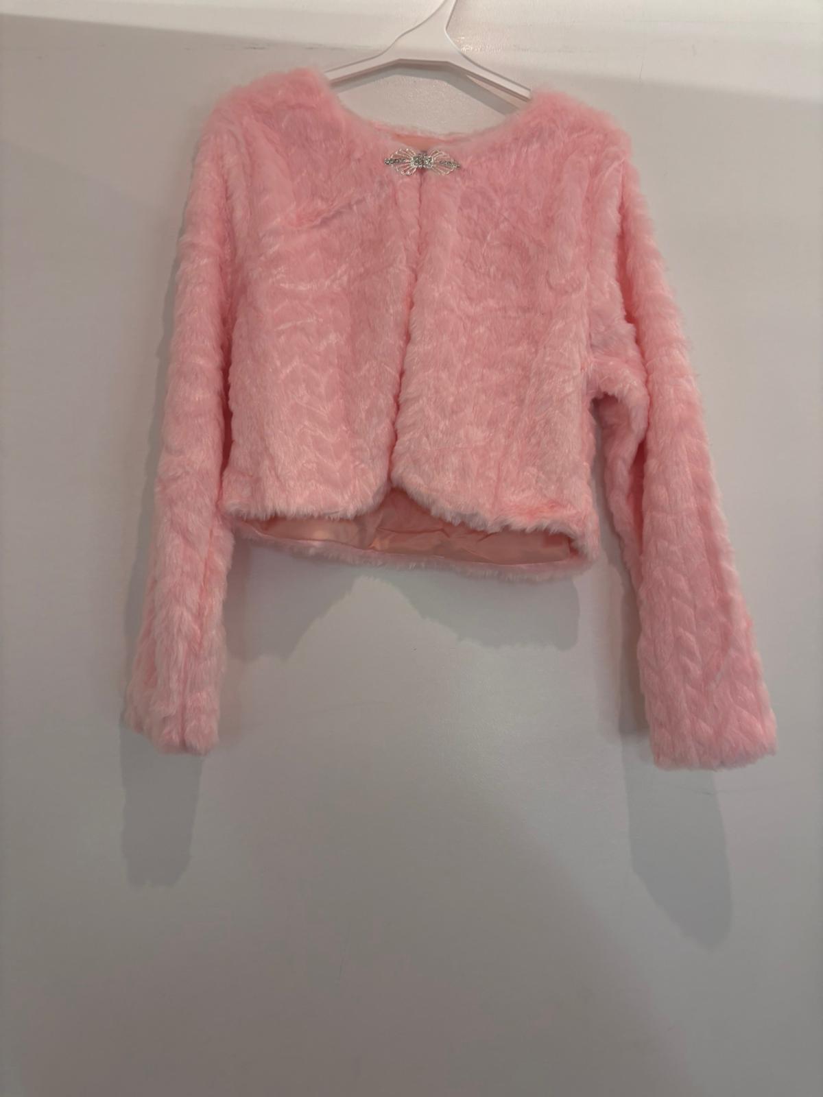 Veste boléro courte effet fourrure