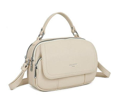 Sac bandoulière à double compartiment poignée supérieure